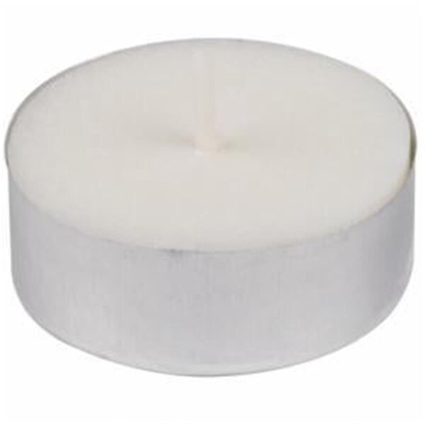 Manmade STE 5 Hour Burn Tealight Candle, White - 0.5 in. - 50 Per Pack MA1542776 - main